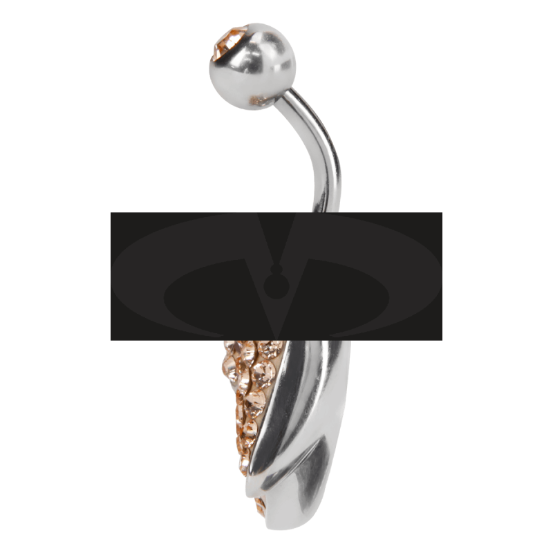 Crystal Dolphin Titanium Bananabell