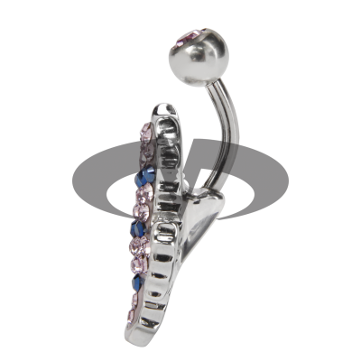 Crystal Seahorse Titanium Bananabell