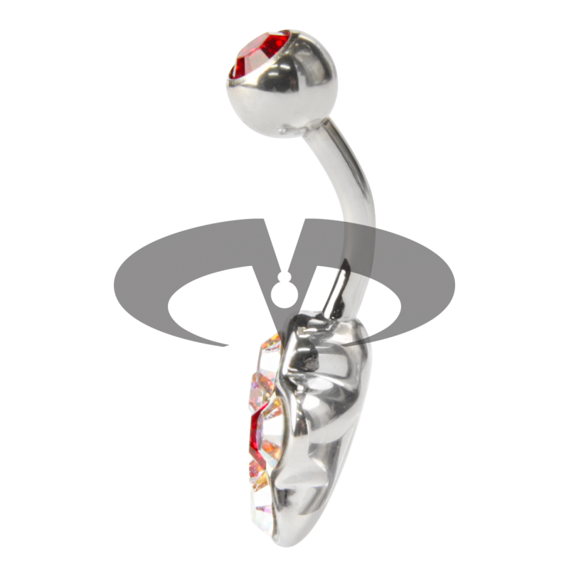 Crystal Flower Titanium Bananabell