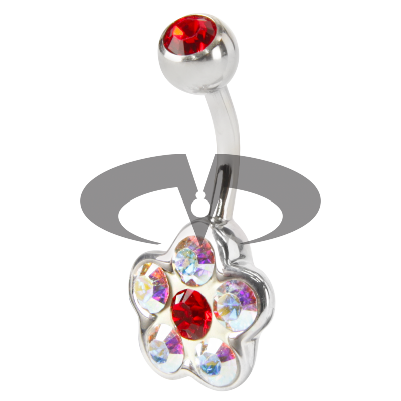 Crystal Flower Titanium Bananabell