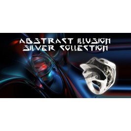 Abstract Illusion Silver Collection