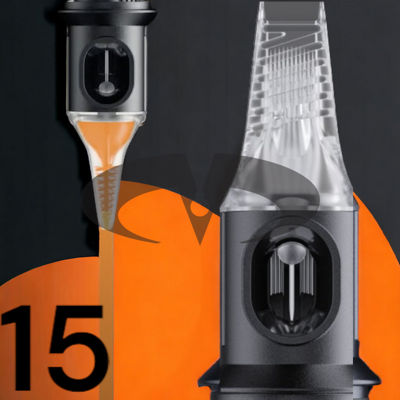 Cartouches de tatouage Cheyenne - Capillaire 20PCS - 15 Magnum Soft Edge