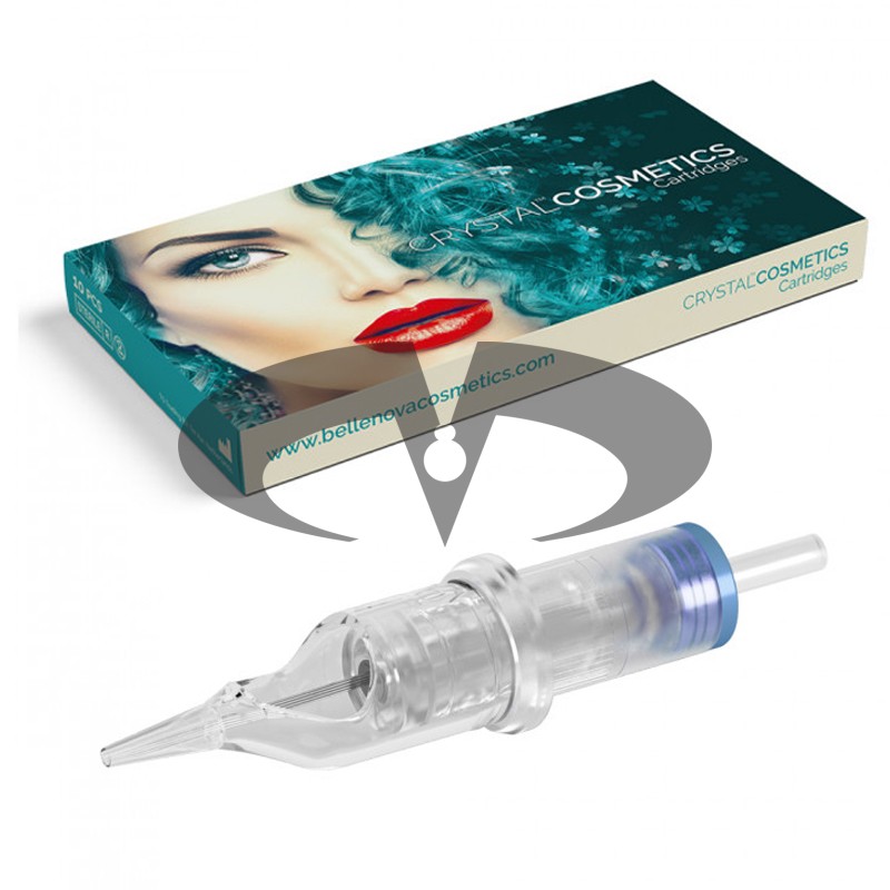 Crystal Cosmetics Kartuschen – 01 Round Liner 0,22 – Extra Long Taper (Super Fine)