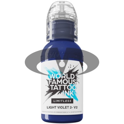 World Famous Limitless Tattoo Ink - Light Violet 2 v2 30ml.