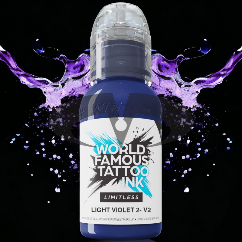 World Famous Limitless Tattoo Ink - Light Violet 2 v2 30ml.