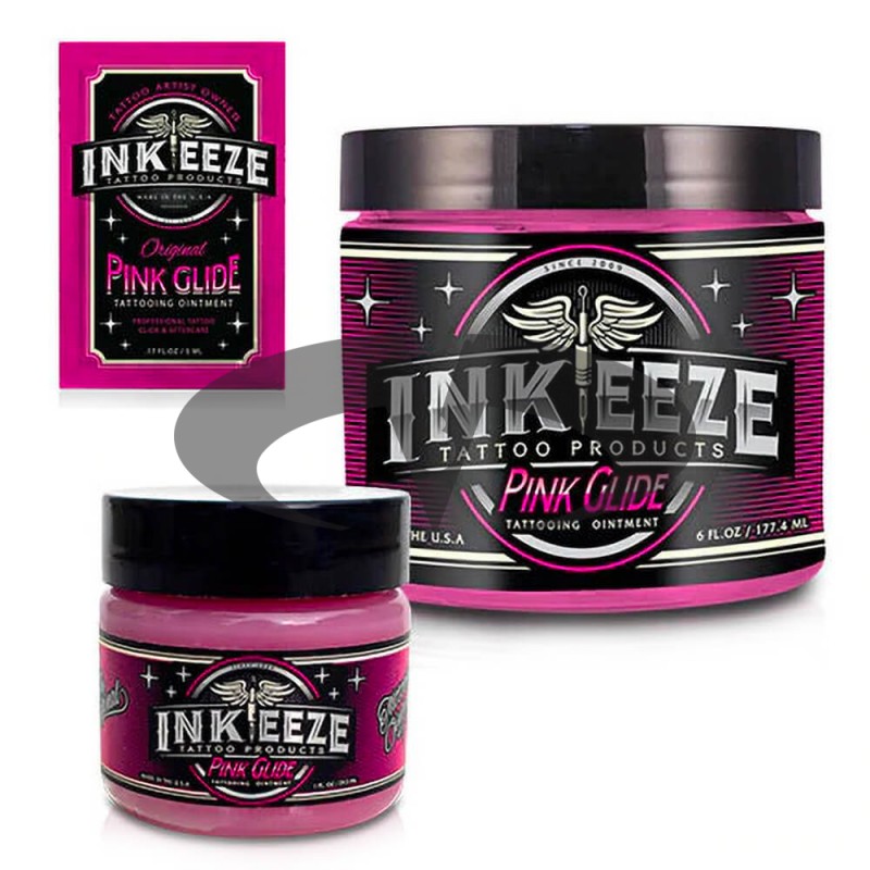 Ink-Eeze Pink Glide Tattoo Ointment