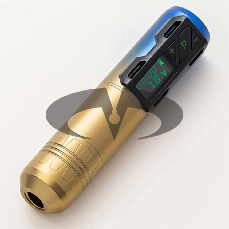 EZ Portex Generation 2S Wireless Battery Tattoo Pen Machine Gold Gradient Color St 4.0mm
