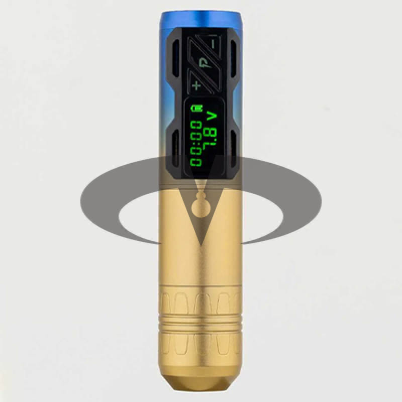EZ Portex Generation 2S Wireless Battery Tattoo Pen Machine Gold Gradient Color St 4.0mm
