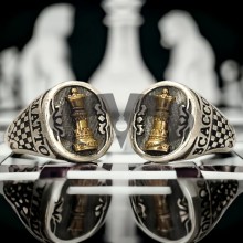 El Rasa Silver Collection - Chess Queen Silver Ring