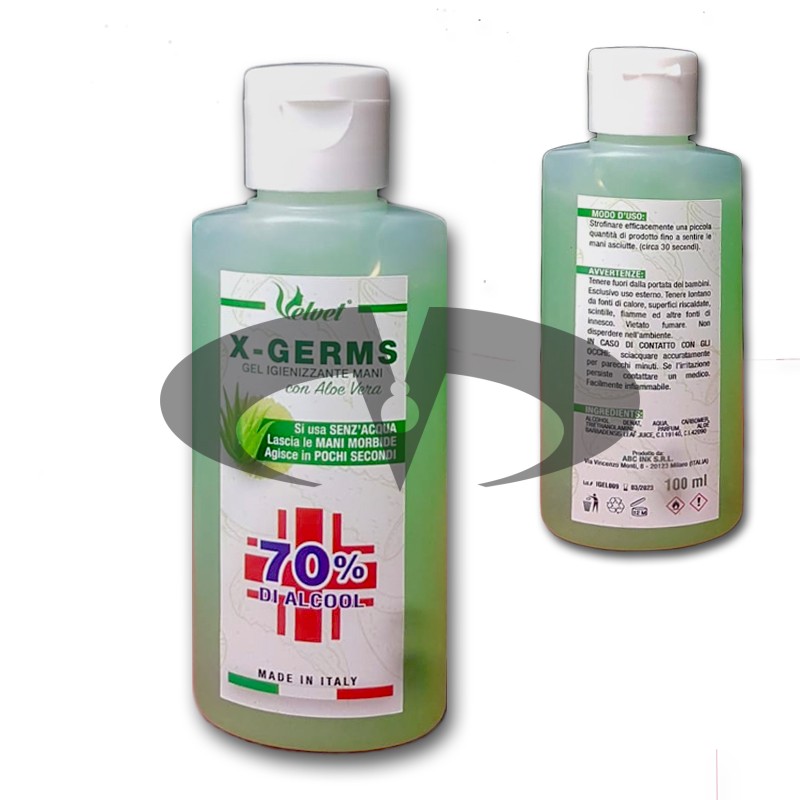 X-Germs Hand Sanitizing Gel with Green Aloe