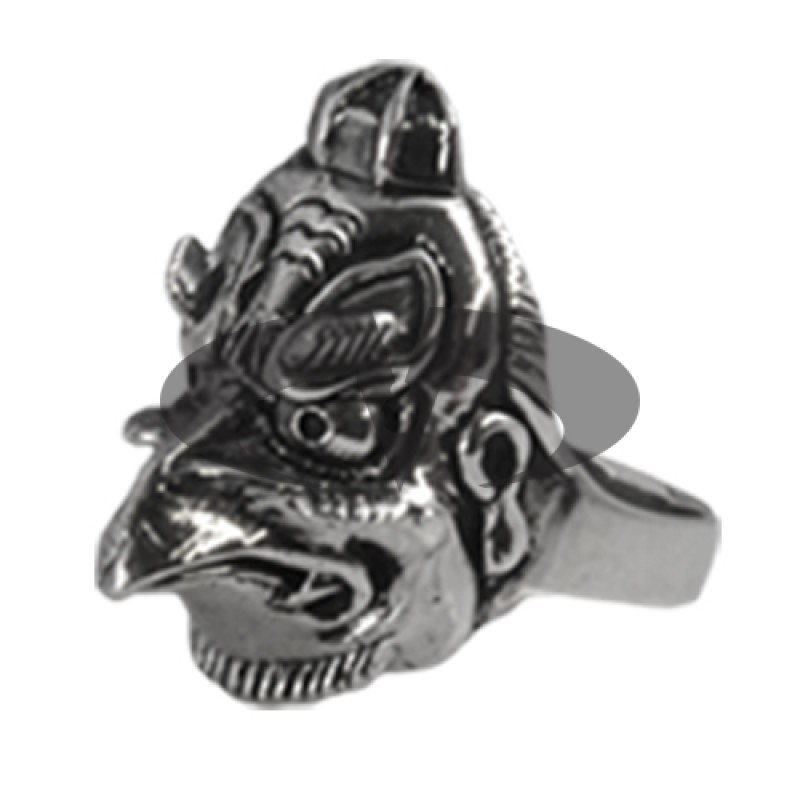 Silver Ring Karasu Tengu Japanese masks