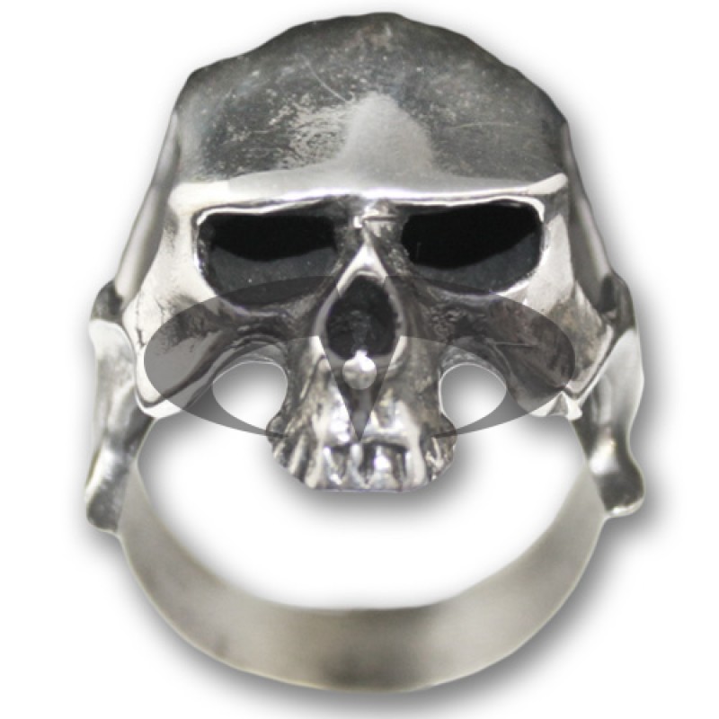 Anello In Argento Biker - Skull 03