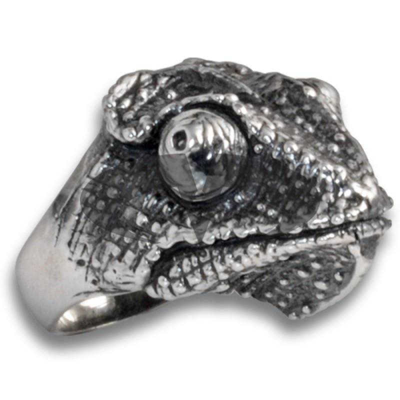 Anello in Argento con Camaleonte
