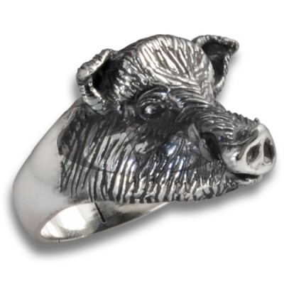 Anello in Argento Facocero
