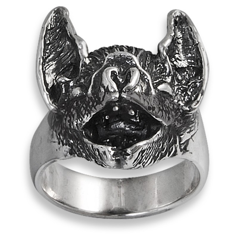 Anello in Argento con Pipistrello