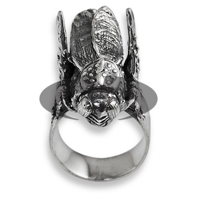 Anello in Argento con Cavalletta