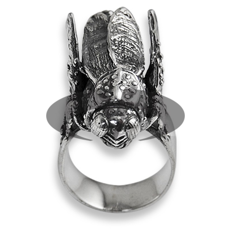 Anello in Argento con Cavalletta