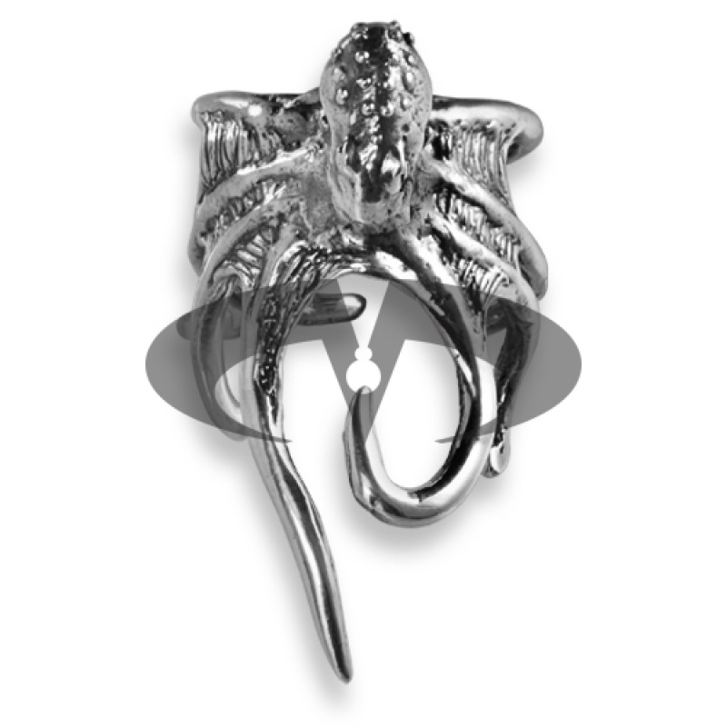 Anello in Argento con Polpo