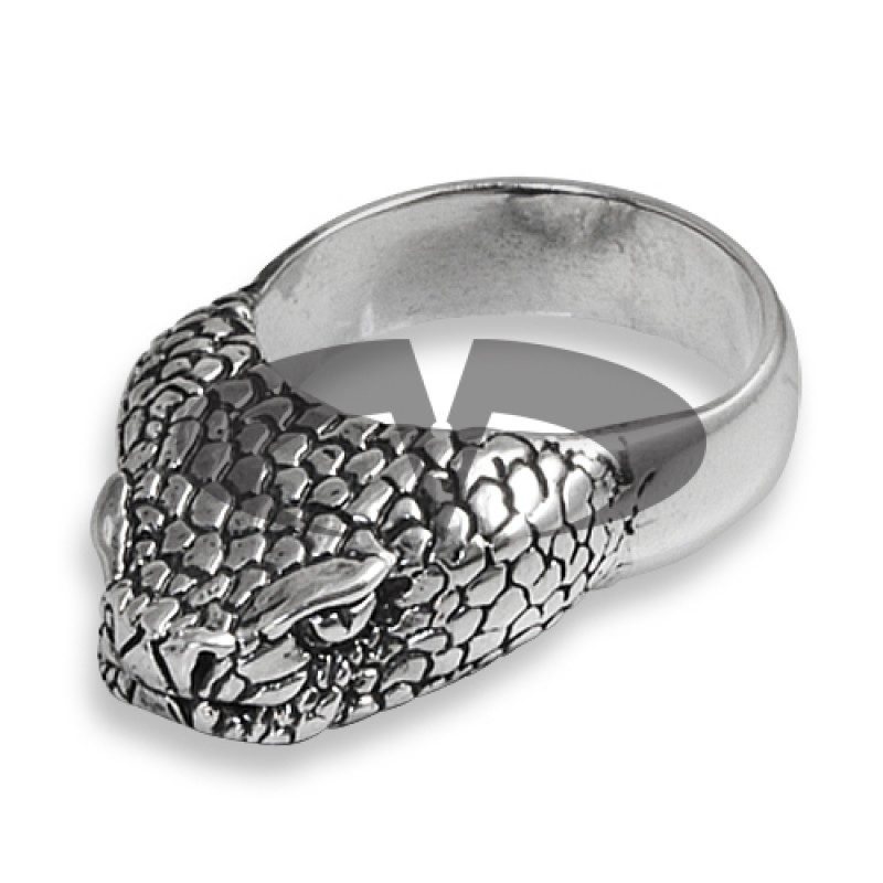 Anello in Argento con Serpente