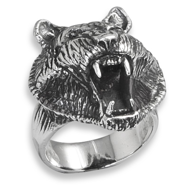 Anello in Argento con Tigre