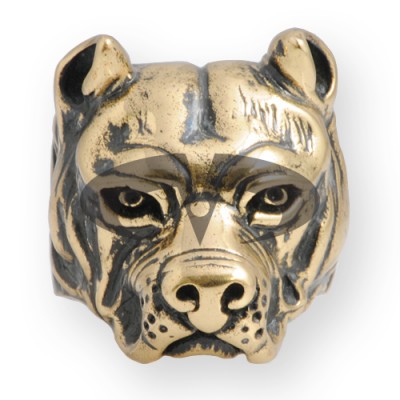 Anello In Bronzo Biker - Dog