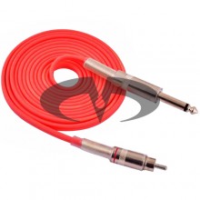 Silikon-RCA-Kabel – ROT