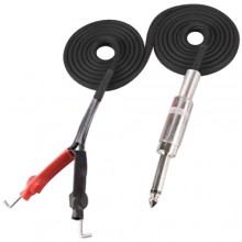 Federloses Silikon-Clipkabel – SCHWARZ