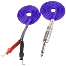 Federlose Silikon-Clipschnur – LILA