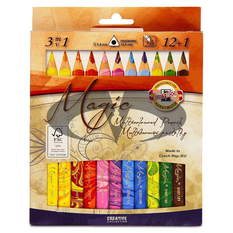 Koh-I-Noor 13 Matite Colorate Magic