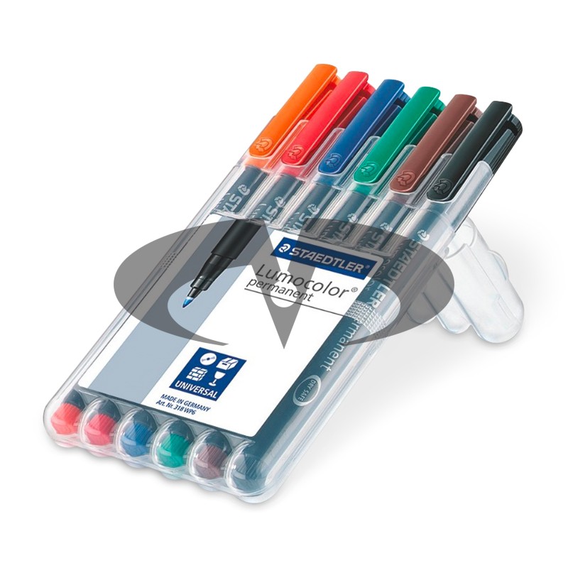 Staedtler Lumocolor Permanent kit 6 M