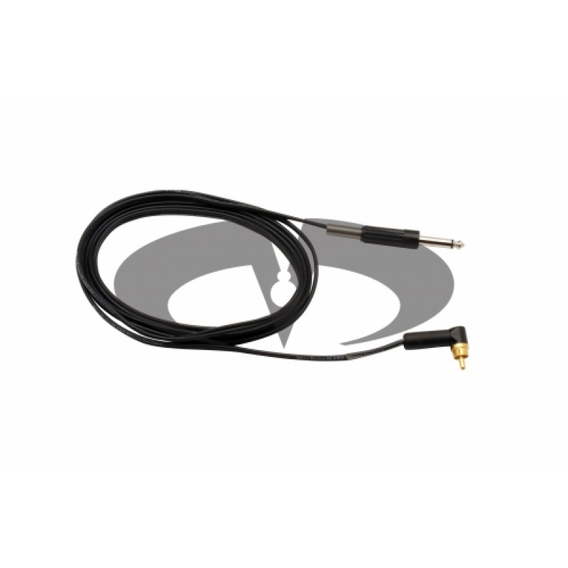 Angled Eikon RCA Connector Cord Black