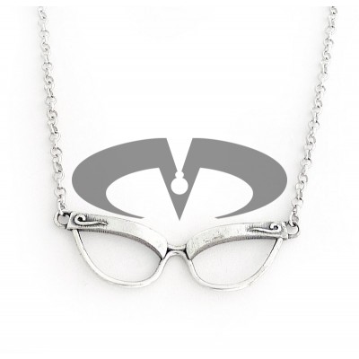 Collier en Argent El Rana avec pendentif Lunettes