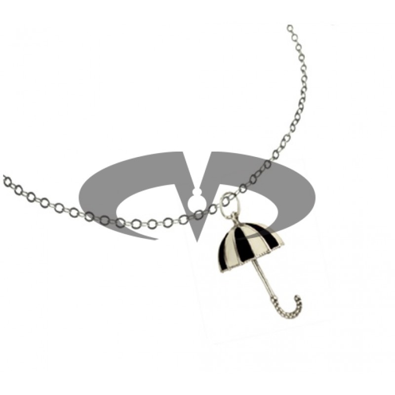 El Rana Silver Big Pendant Umbrella 3D BW
