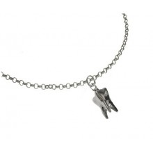 El Rana Silver Big Pendant Tooth