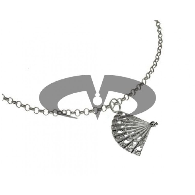 El Rana Silver Big Fan Heart