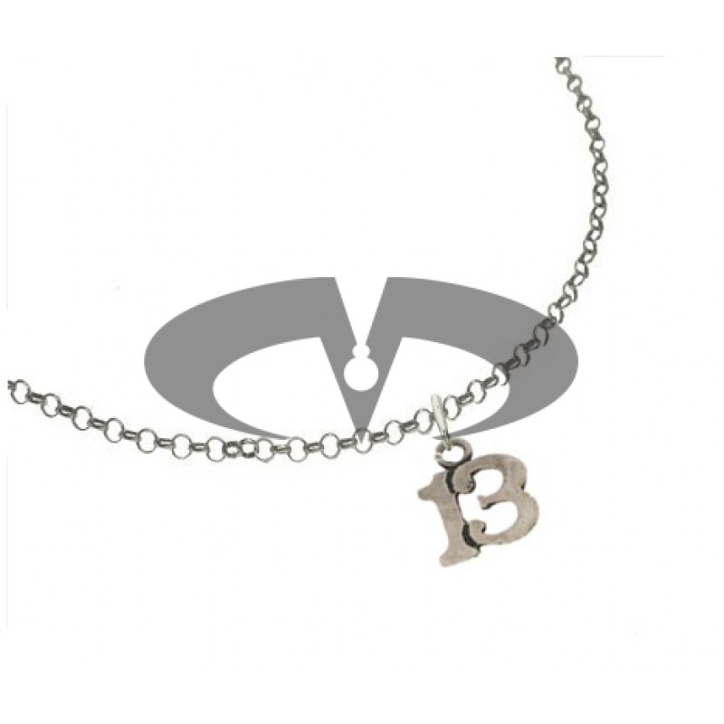 El Rana Silver Small Pendant Lucky 13