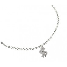 El Rana Silver Small Pendant Lucky Dollar