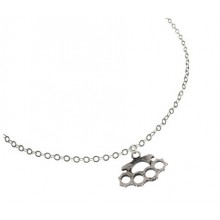 El Rana Silver Medium Pendant Brass Knuckles