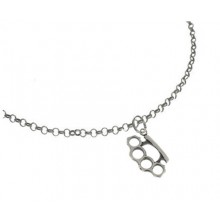 El Rana Silver Small Pendant Brass Knuckles