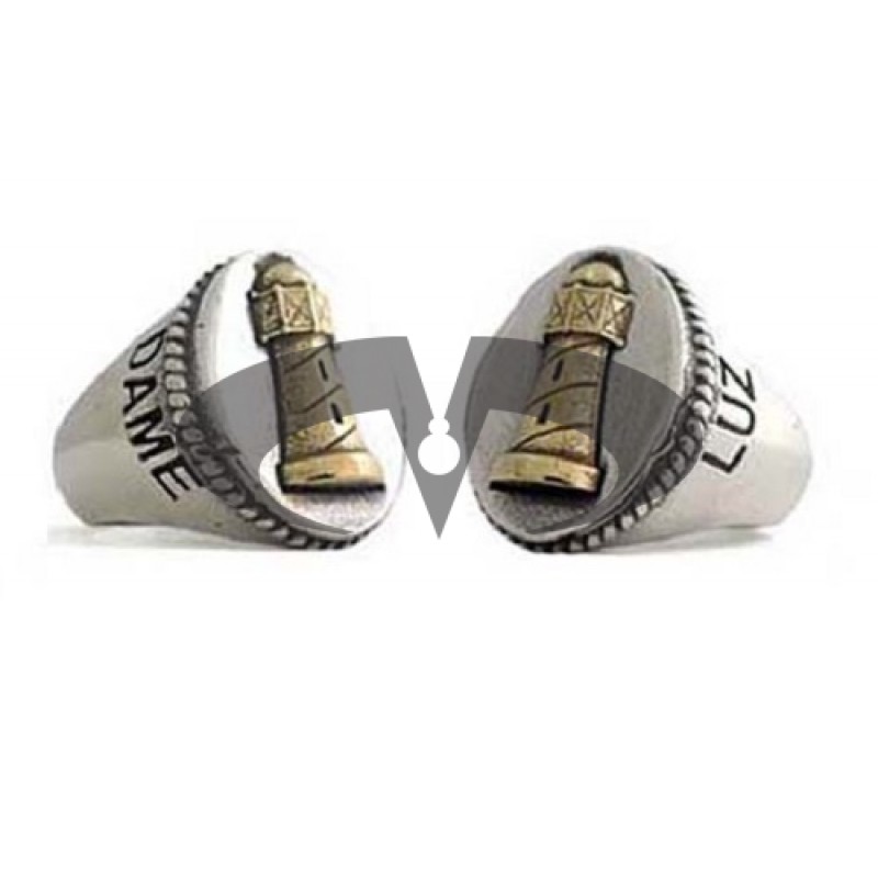 Anello in Argento con Faro El Rana