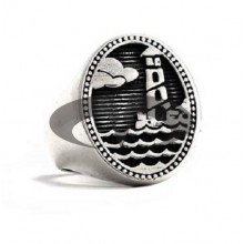 Anello in Argento Faro El Rana