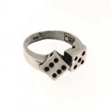 Anello in Argento Dadi Old School El Rana