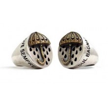 Anello Ombrello Argento Bicolore El Rana