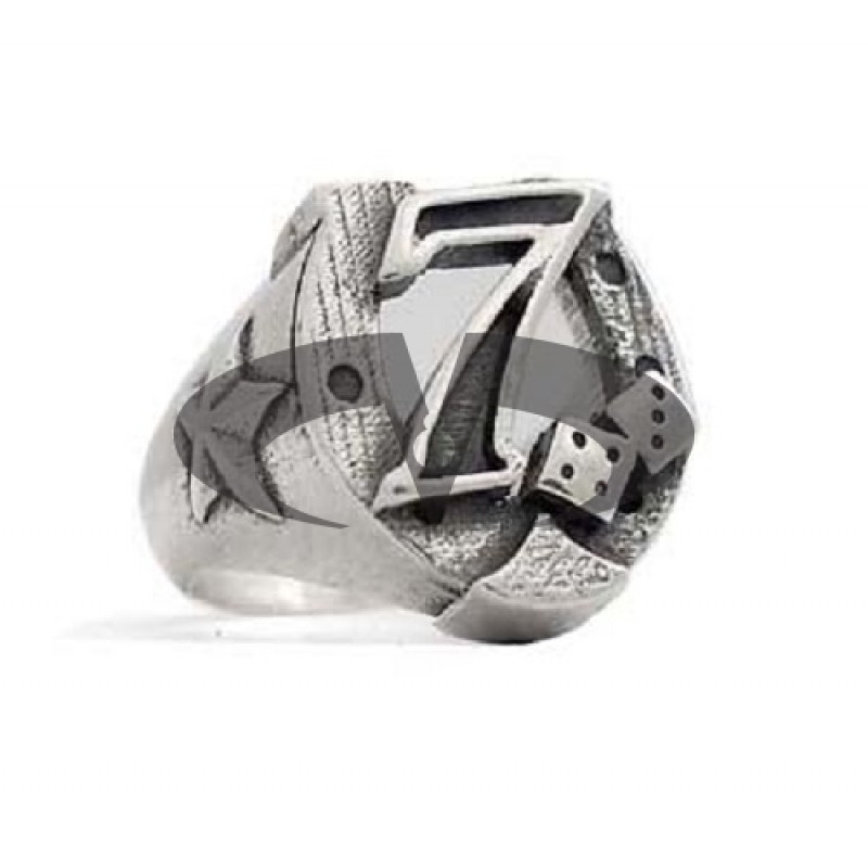 Anello da Mignolo in Argento Ferro di Cavallo Lucky7 El Rana