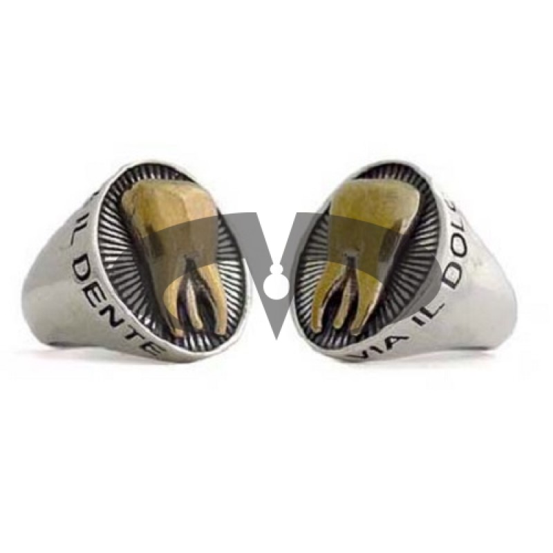 Anello Argento El Rana Via il Dente Via il Dolore