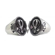 Anello in Argento Mongolfiera Vola Alto El Rana