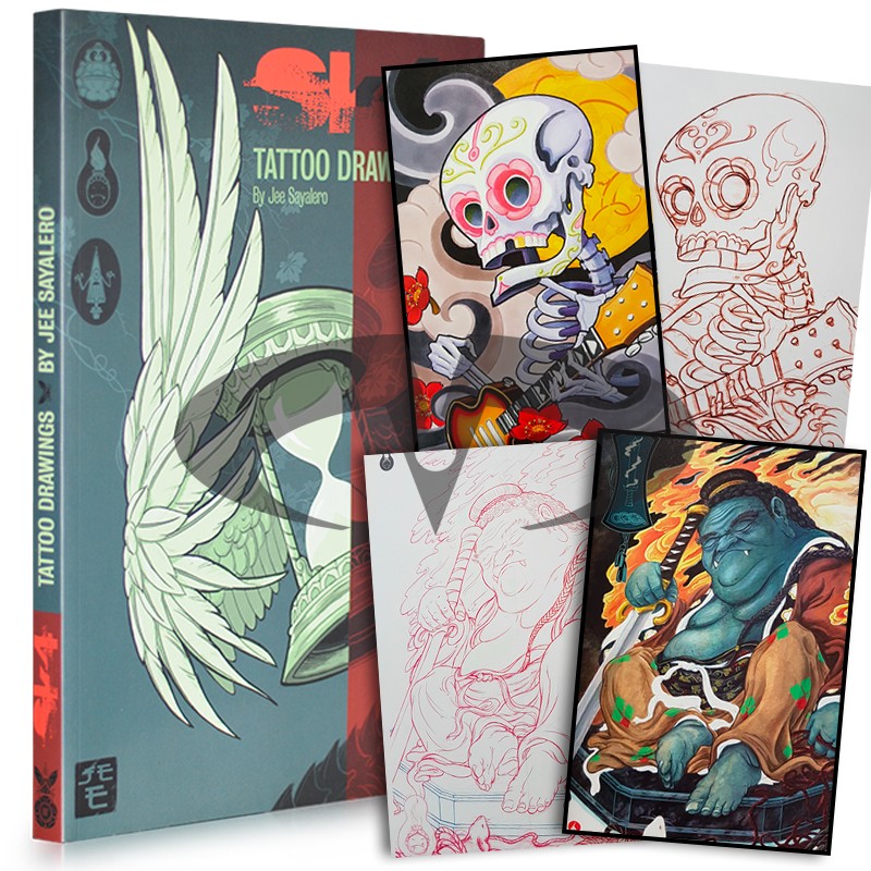 Sketchbook SK4 Tattoo Drawings by Jee Sayalero