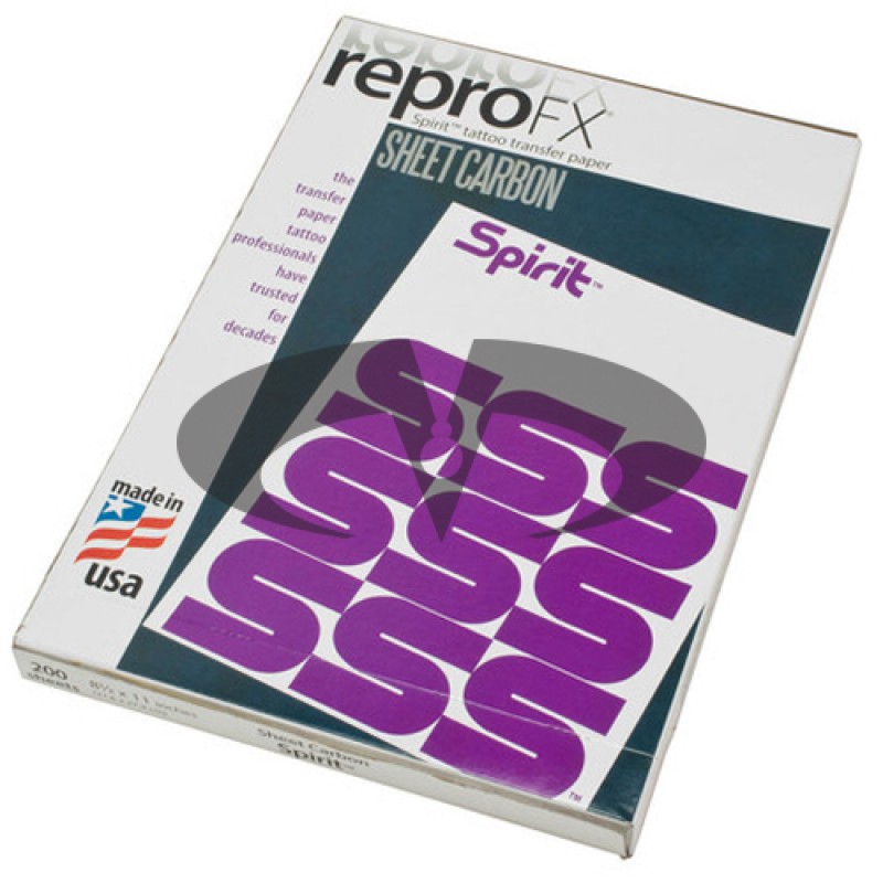 Spirit Sheet Carbon – Kohlepapierblätter für Tattoo-Schablonen