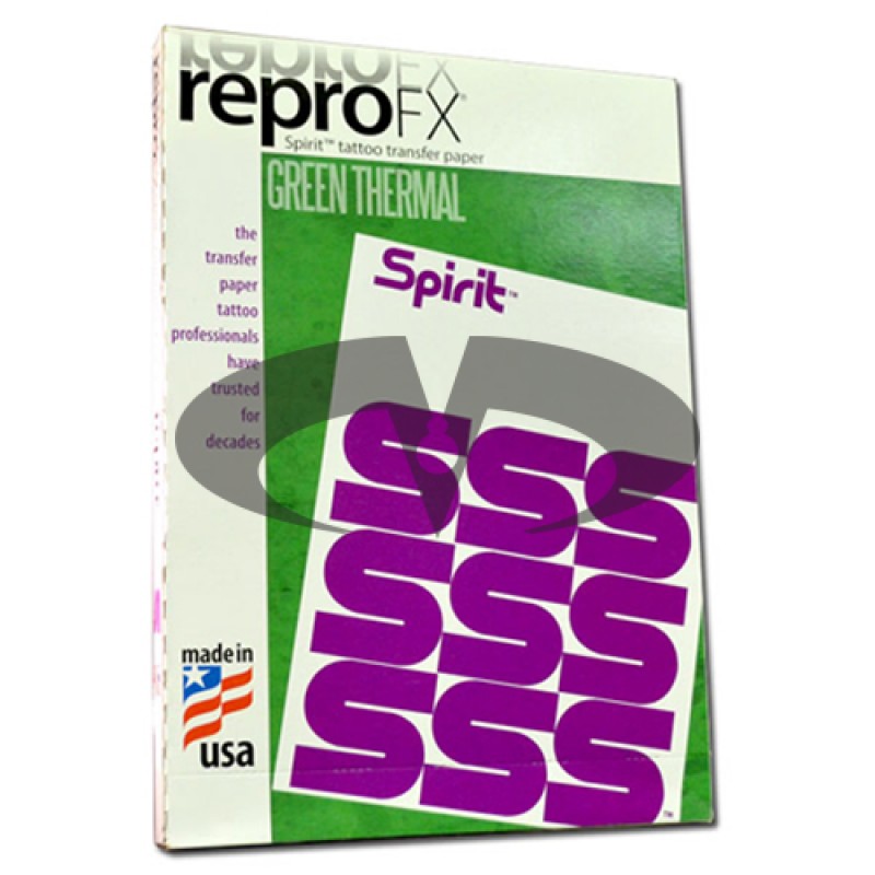 Spirit Green Thermal – Ektografisches Papier für Thermokopierer (11 Zoll und 14 Zoll)