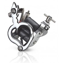 Sacred Heart Chrome Tattoo Machine by Lauro Paolini, Color-Shader
